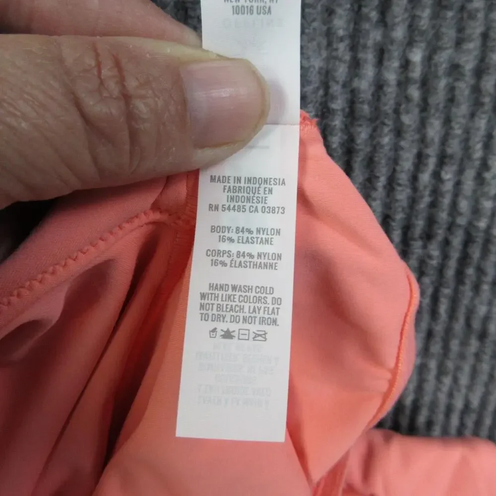 Aerie Tank Cami Womens Small Coral Microfiber Nylon Spandex Stretch Offline NWT